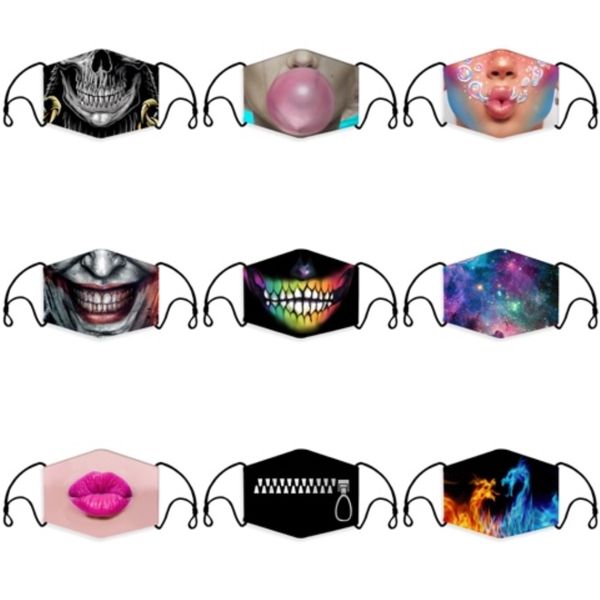 

sequin safe breathing mouth masks collapsible anti dust breathable face mask multi color fashion design hh9-3032#328