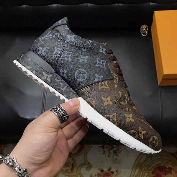 

luxury men 's shoes autumn and winter lightweight footwears outdoor walking run away sneaker fashion brands low casual lace -up sh