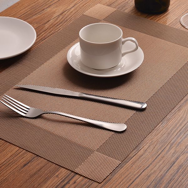 

europe style coaster heat resistant non-slip table mat kitchen pvc thickened environment mat dhl