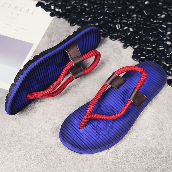 

new arrival summer sandals for men casual sandal shoes comfortable non-slip slippers fashion loafers zapatos hombre dropshipping, Black