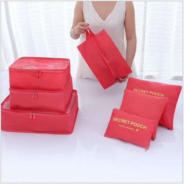 

straight travel storage bag seven-piece set travel clothes storage bag underwear underwear luggage seven-piece set