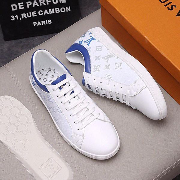 

luxembourg sneaker men 's shoes herren luxus marken schuhe comfortable plus size shoes outdoor walking fashion leather lace -up men sh, Black