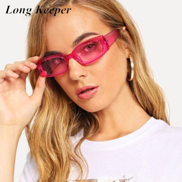 

vintage small square sunglasses women brand designer fashion rectangle sun glasses female candy color eyewears lunette de soleil, White;black