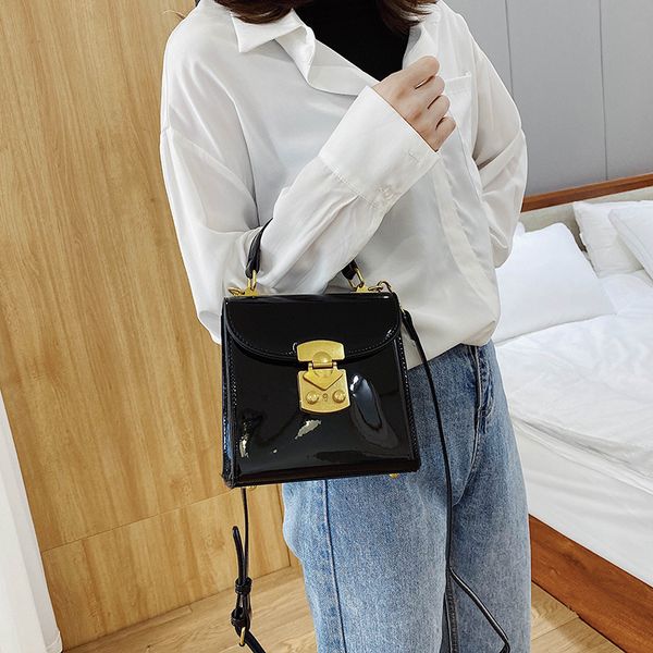 

мини лакированные crossbody сумки для женщин 2020 роскошные сумки женские сумки конструктора кожа pu путешествия плеча сумки