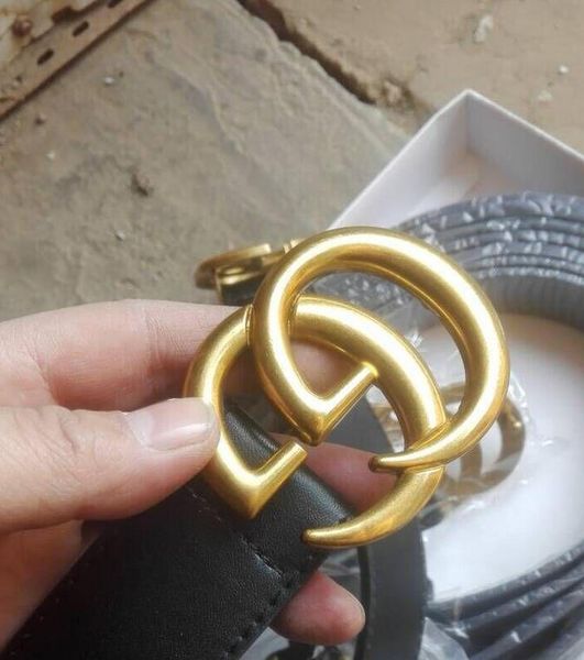 

g**3.8-3.4-2.0cm belts designer belt snake luxury gûccì belt leather business belts womens big gold buckle with box ing, Blue;gray