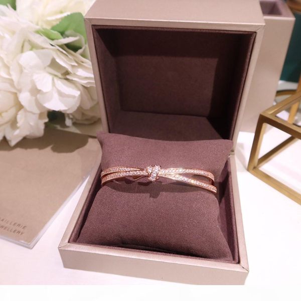 

2020 new cross bracelet exquisite high-end gold-encrusted diamond 18k gold plating, Golden;silver