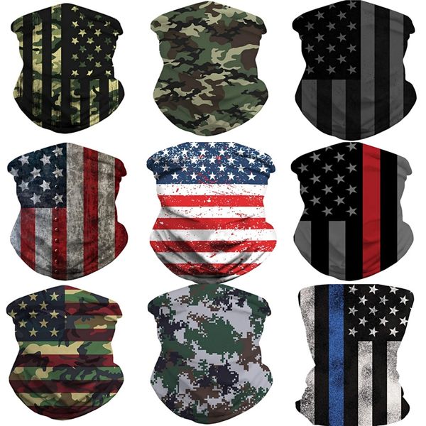

3d quick dry fishing scarf cycling magic bandana bicycle scarf neck warmer face mask head shield headband headwear for men#143, Blue;black
