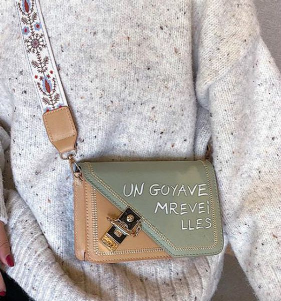 

дизайнер сумка женский 2020 новый ins broadband новая текстура одного плеча дикий мода tide crossbody сумка самый лучший продавая