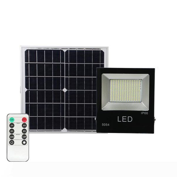 

solar led light spotlight 30w 50w 100w super bright solar powered panel floodlight waterproof ip67 street lamp with remote control