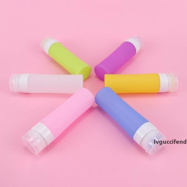 

80ml silicone protable travel shower packing bottle lotion shampoo bath container press bottle