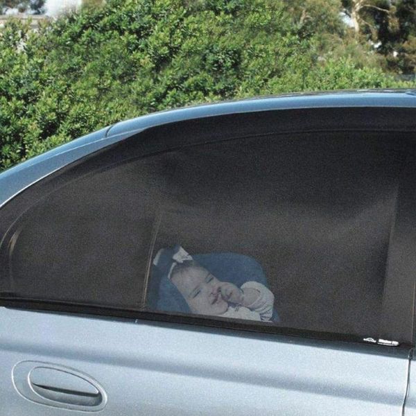 

car sunshade 1pair window cover sun shade curtain uv protection shield pair visor mesh solar mosquito dust car-covers