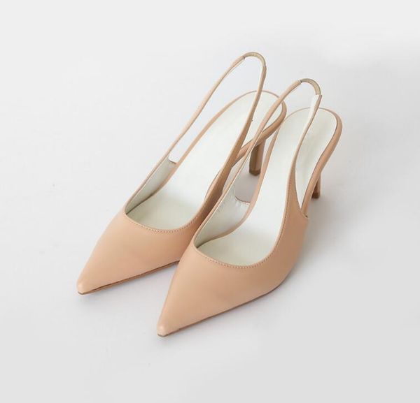 

new 6cm/8cm pumps new high-heeled shoes with baotou sandals hollow european and american fashion pointed shoesmultifunction, Black