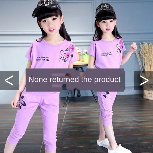 

lmdvd girls 2020 new summer children's sports and rest clothing small medium and large casual wear casual wear children's short sl