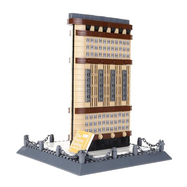 

the flatiron building-new york building block model assembly toy for child 03