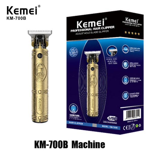 

authentic kemei km-700b km-700h barber shop electric hair clipper professional hair machine beard trimmer rechargeable wireless tool genuine