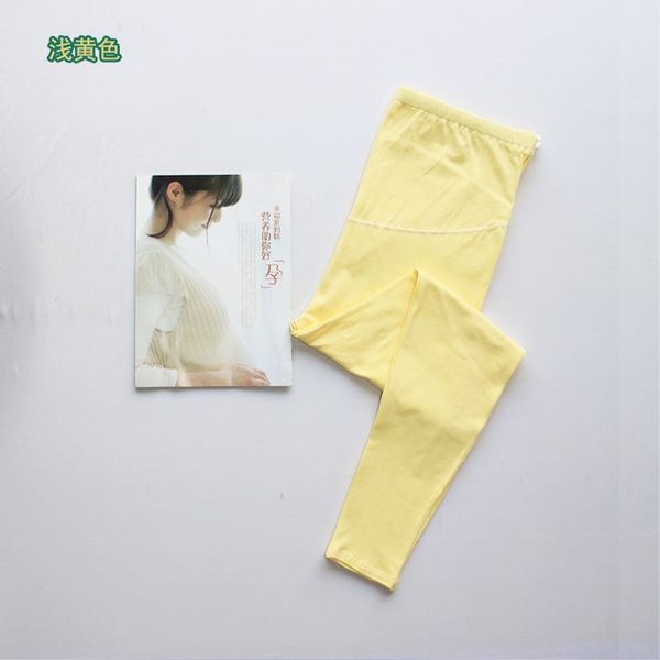 

women adjustable high waist leggings high elastic maternity pants pregnant clothes spring autumn 2020 candy pregnancy leggings, White