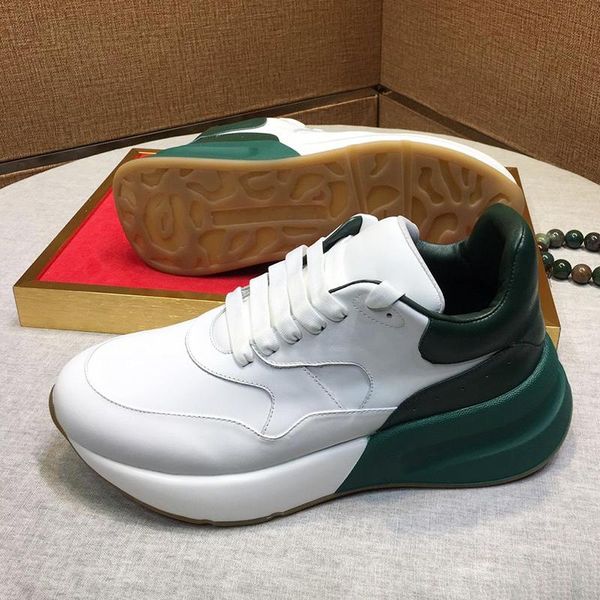 

new arrival oversized runner mens shoes chunky sneakers luxury plus size outdoor walking footwears lace -up casual men shoes, Black