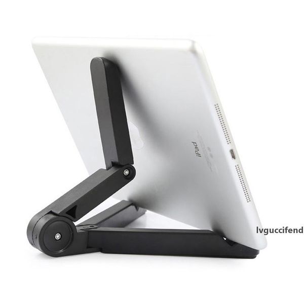 

adjustable tablet pcs holder portable fold-up stand holder tablet pc for ipad iphone sumsung cell phone 100pcs/lot dhl