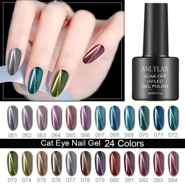 

nail 3d cat eye gel польский хамелеон magnetic уф гель лак фиолетовый синий soak off uv led nail art лак магнит diy, Red;pink