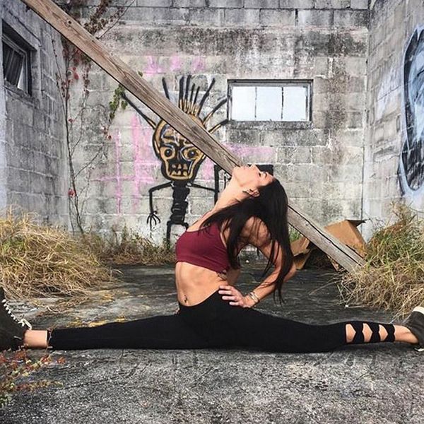 

fashion women leggings fitness school sports gym running yg athletic pants elastic pant ankle length capri women fitness leggings f, Black