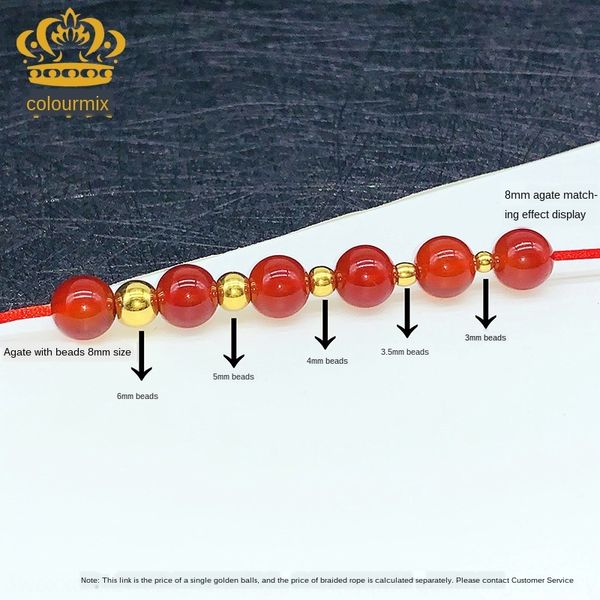 

18k light diy bracelet accessories 999 gold light diy jewelry transfer beads bracelet beads, Silver