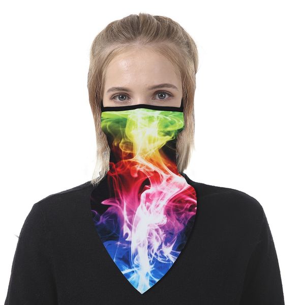 

halloween scary mask festival skull masks skeleton outdoor motorcycle bicycle multi masks scarf half face mask cap neck#978, Black