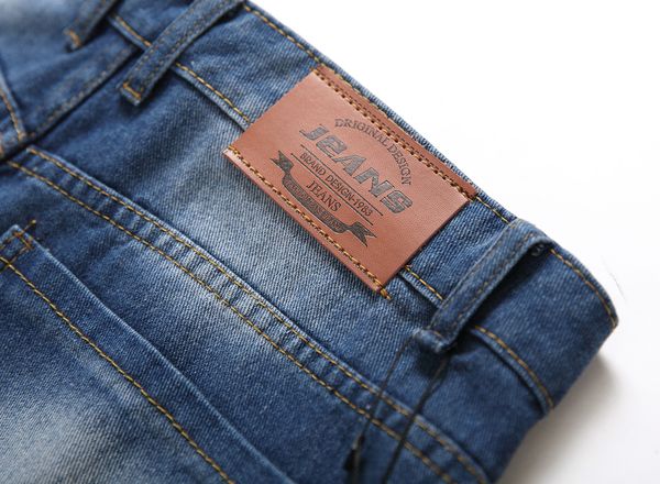 

mens jeans distressed motorcycle biker2020.7 jeans rock skinny slim ripped hole stripe fashionable snake embroidery denim pants, Blue