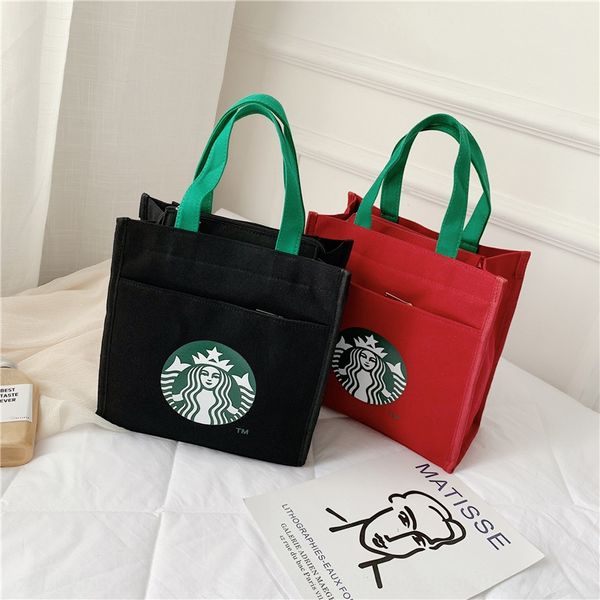 

canvas women's canvas hand hand 2020 korean style large capacity mom casual texture hand bag women's bag fashion