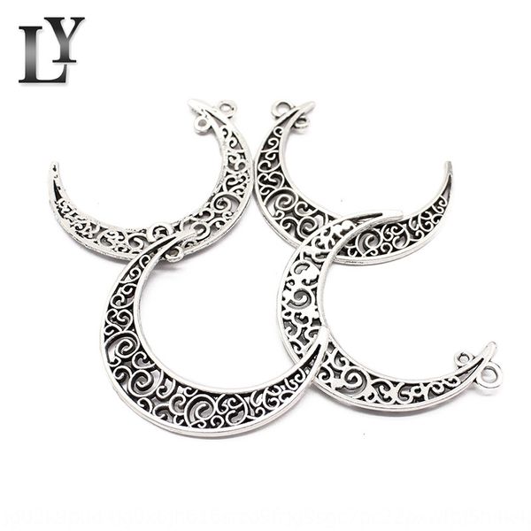 

alloy silver moon pendant manual assembly p0662 alloy silver moon pendant diy diy accessories manual assembly accessories p0662
