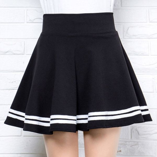 

winter and summer style brand women skirt elastic faldas ladies midi skirts girl mini short skirts saia feminina summer apparel, Black