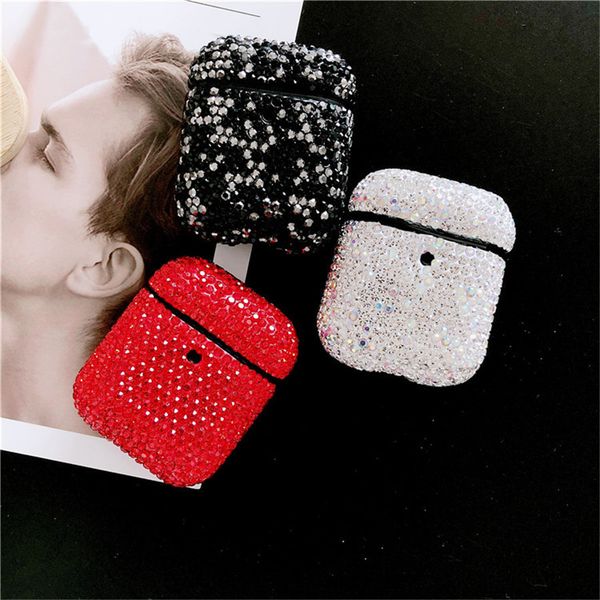 

glistening crystal shining bing for airpods colors case for apple airpods cover for air pods cover