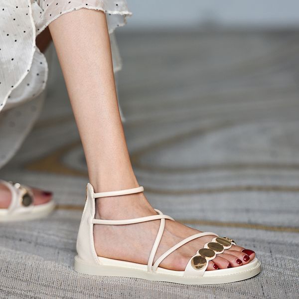 

buckle strap clear heels roman sandals fashion womens shoes 2020 suit female beige all-match gladiator sandals women luxury low, Black