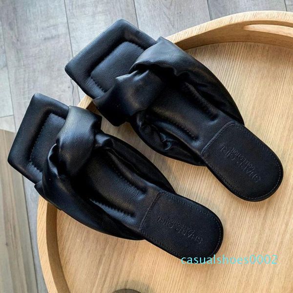 

женщины тапочки 2020 летняя слайды open toe flat повседневная обувь leisure сандал женский пляж вьетнамки c02, Black