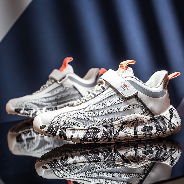 

boys' sports 2020 comfortable mesh fashionable sneakers children's shoes coconut autumn boys' single mesh children's sho, Black