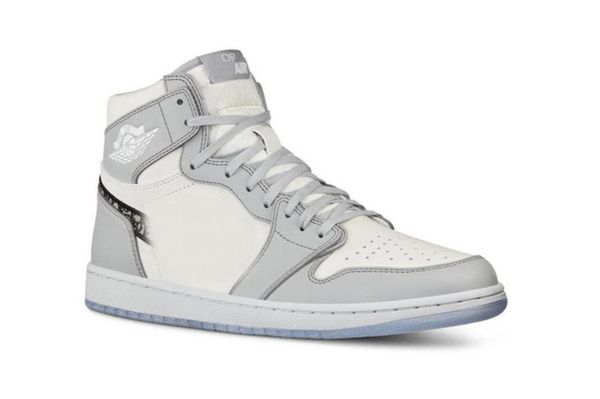 

2020 new authentic air high 1 og retro grey black sail white men women basketball shoes sports sneakers with original box