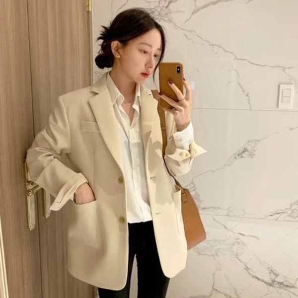 

wp966 2020 early autumn new elegant slimming ol casual for women 2020 early autumn new elegant slimming ol casual suit coat coat suit for wo, White;black