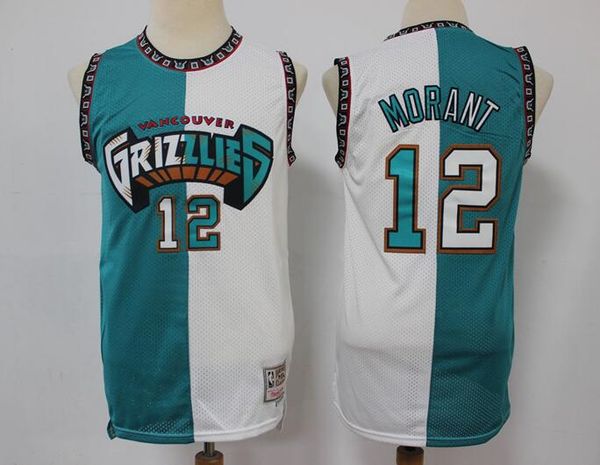 

mens memphis grizzlies 50 bryant reeves 10 mike bibby 12 ja morant basketball shorts basketball shorts basketball jersey, Black;red