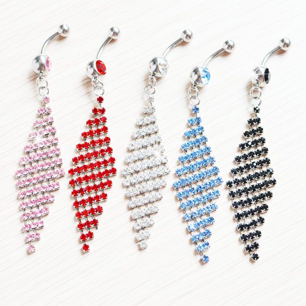 

d0593 (5 цветов) хороший стиль живот кольцо фиолетового цвета ангел, как распечатанный пирсинг тело jewlery пупка ювелирные изделия кольца ж, Silver