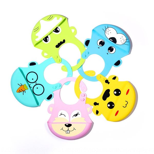 

baby meal waterproof bib children's super soft silicone bib baby saliva pocket anti-dirty artifact silica gel silica gel
