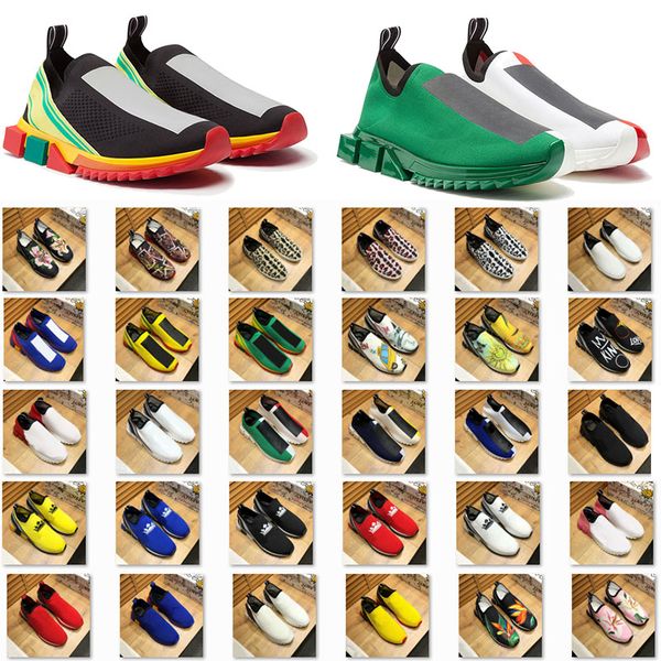 

sorrento sneaker sock shoes mens womens blue yellow black breathable casual sports stretch mesh gentleman lady trainer size 36-46