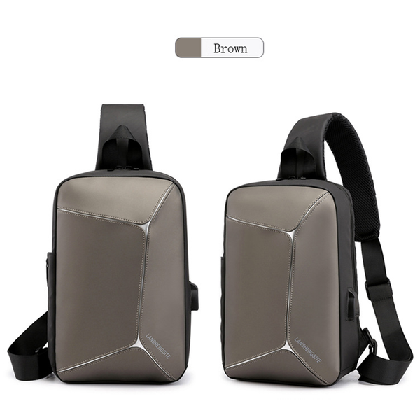 

2020 new fashion men's shoulder bag men's shoulder bag travel crossbody chest waterproof