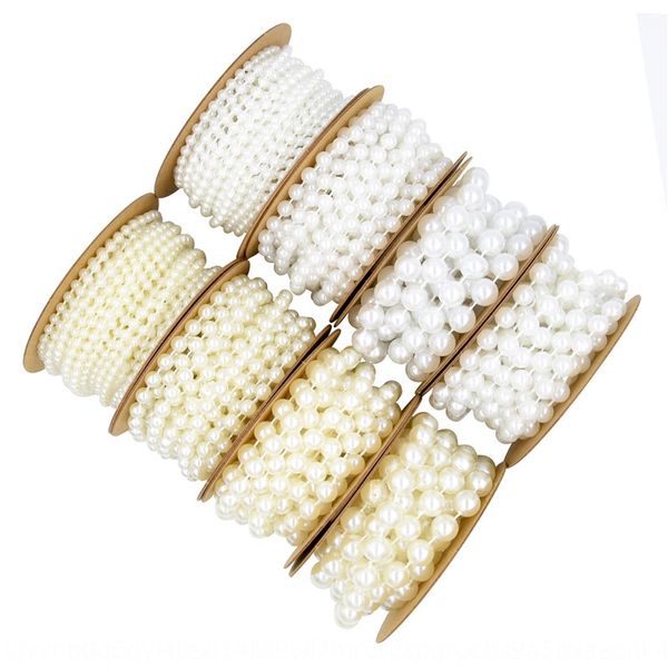 

cotton thread plastic ball diy beaded string string beads diy bead necklace bracelet necklace wedding accessories material faux pearl, Silver
