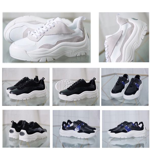 

newcomer explosive running shoes men women triple triple black and white blue outdoor sports shoes shoe size 35 to 45