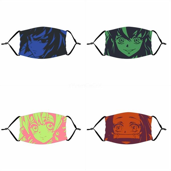 

print graff graffiti fa masks neck gaiter warmer windproof mask dust protect fa mask multifunctional for music festivals#952, Black