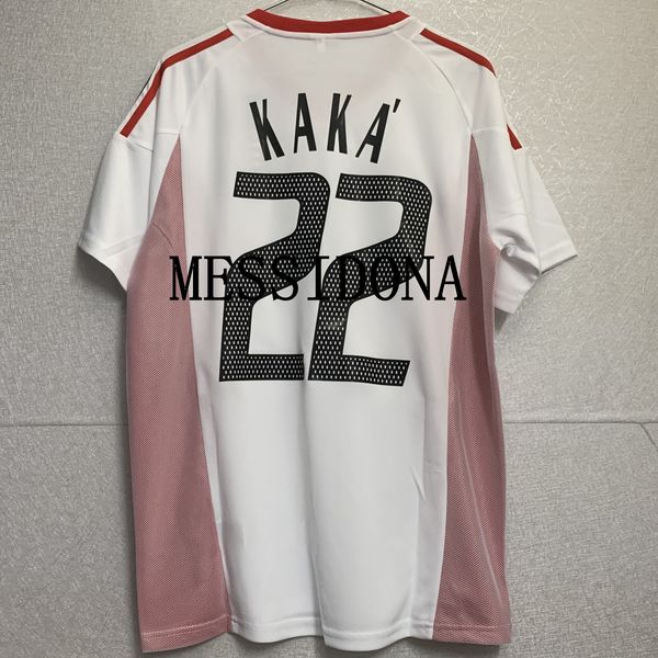 2006 2007 РЕТРО футбольные майки AC VINTAGE CLASSIC SHEVCHENKO KAKA MALDINI MAILLOT форма комплекты футболок MILANS Таиланд качественная форма мужская футбольная майка Maillots de