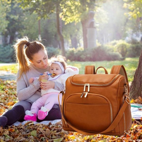 

fashion diaper bag moms and dads backpack multifunctional baby bed travel bags maternity nursing handbag stroller bag drop ship