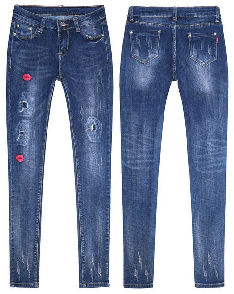 

womens european and american style jeans fashion designer women pants blue color casual streetwear ladies jeans pants