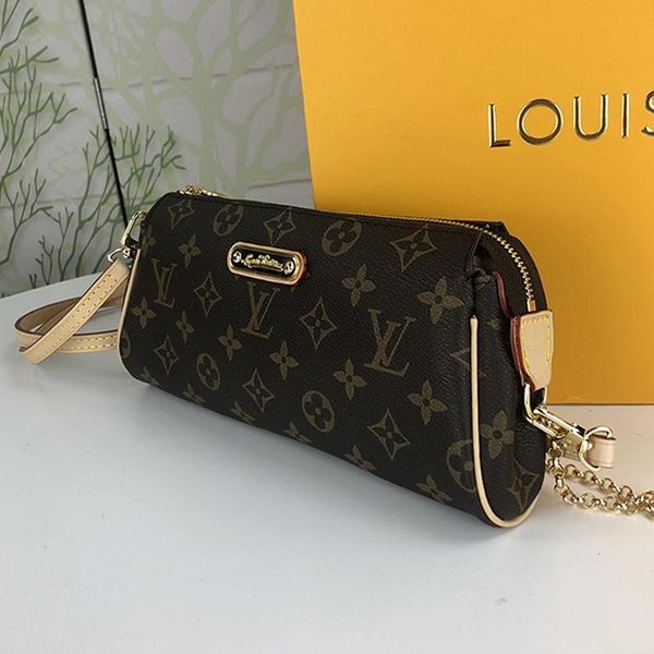 

fashion design women bag with origin box zipper crossbody bags drop ship womens simple style leather chain shoulder bag