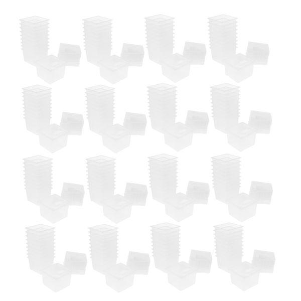 

160pcs clear plastic reptile spider breeding box terrariums container