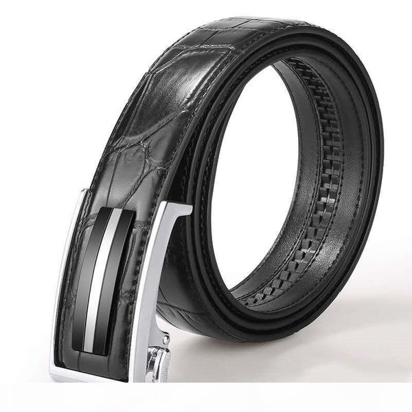 

s 2020 the latest fashion belt ,men 's automatic button leather belt ,belly stripe inner belt .dr35628, Black;brown